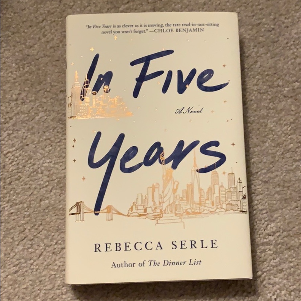 In Five Years by Rebecca Serle hardcover book
